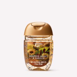 Bath & Body Works PocketBac Whipped Honey & Vanilla Antibacterial Hand Gel – 1 fl oz / 29ml