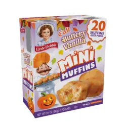 Little Debbie Fall Buttery Vanilla Mini Muffins – 20 Muffins