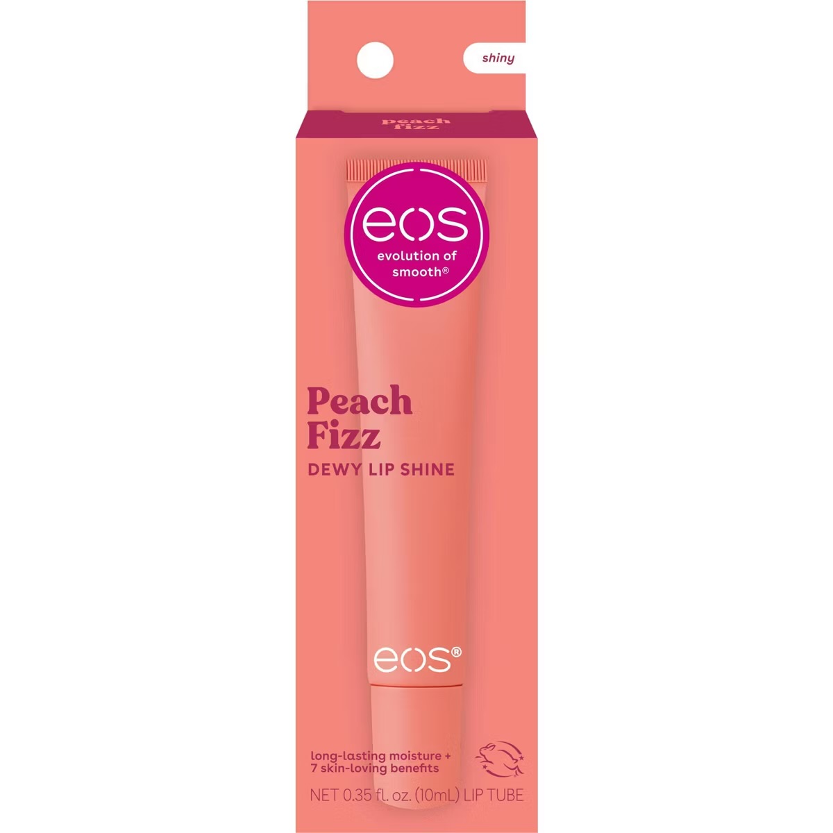 eos Peach Fizz Dewy Lip Shine 10ml