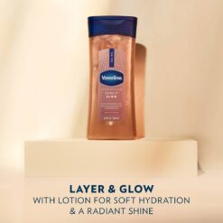Vaseline Sunlit Glow Gel Oil Vanilla Cocoa 200ml - Image 3