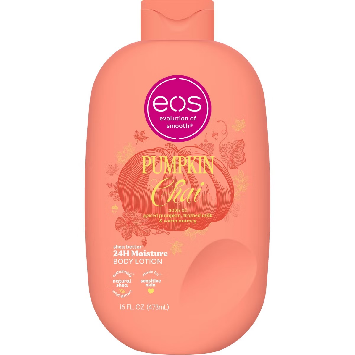 eos Pumpkin Spice 24H Moisture Body Lotion 16 fl oz (473 mL)